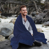 Crochet Knit Blanket, 50x60, Blank Only