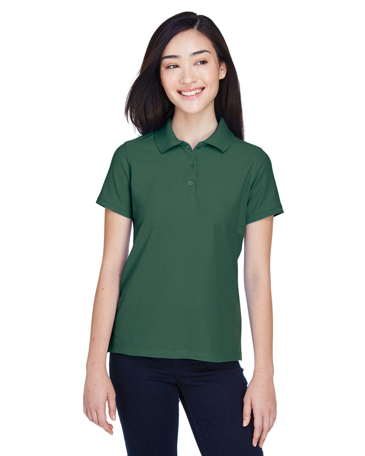 Harriton Ladies' 5 oz. Blend-Tek? Polo