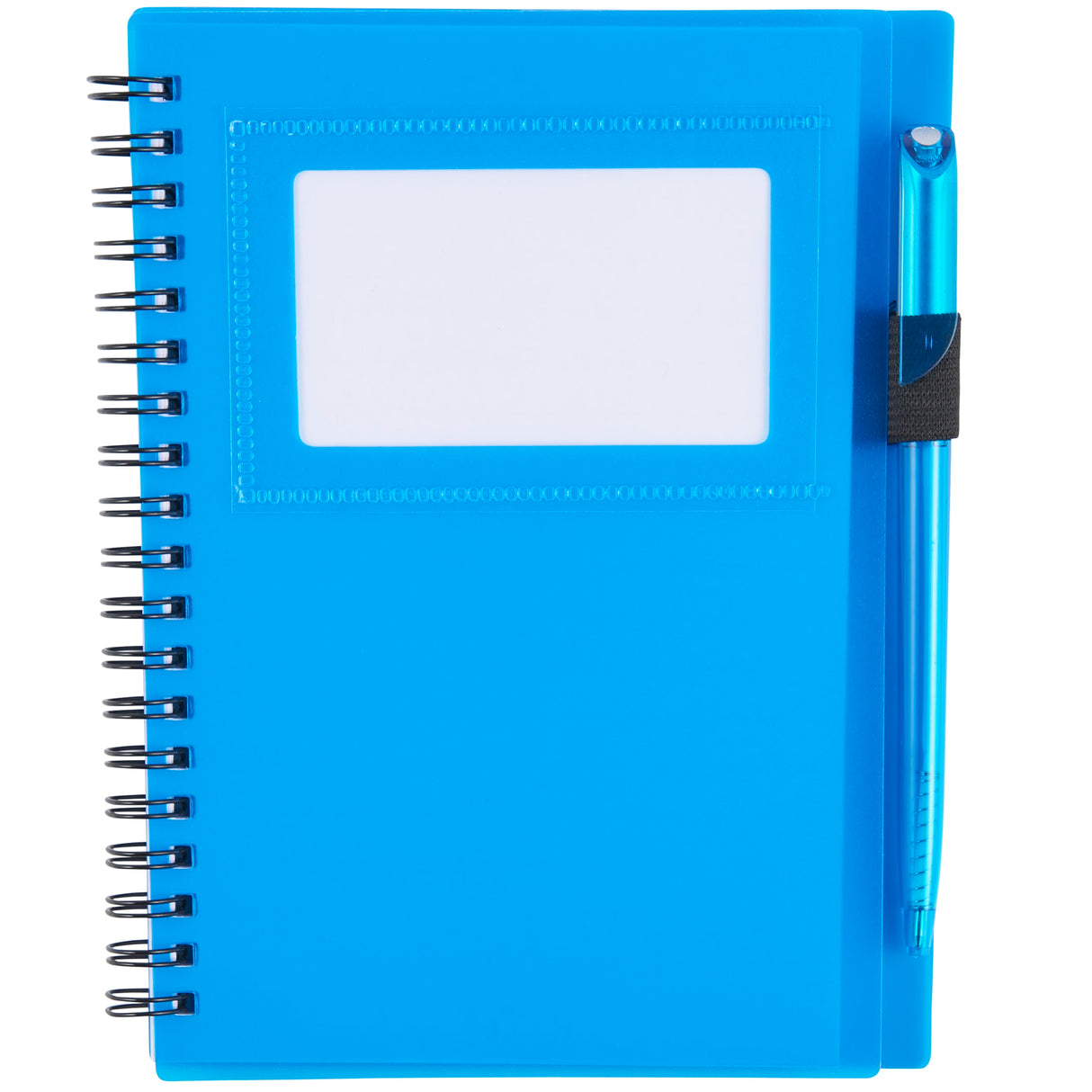 5.5" x 7" FSC Mix Star Spiral Notebook with Pen