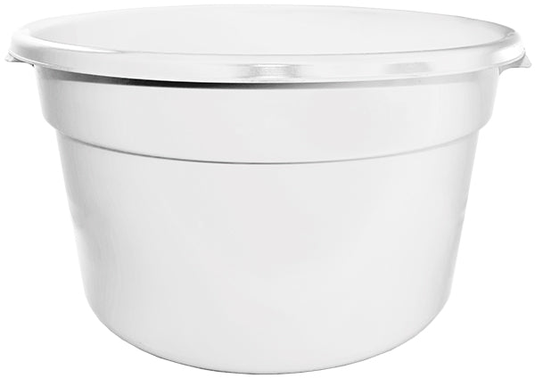Party Bucket 11.3L matte white plastic