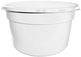 Party Bucket 11.3L matte white plastic