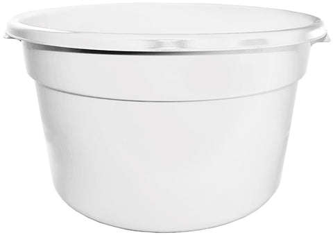 Party Bucket 11.3L matte white plastic