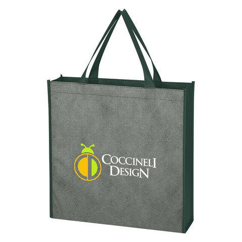 Silver Swirls Non-woven Tote Bag