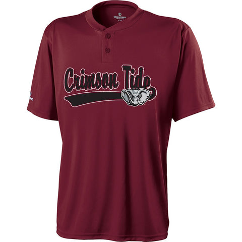 Holloway Sportswear Collegiate Adult Ball Park Jersey - Alabama Crimson Tide