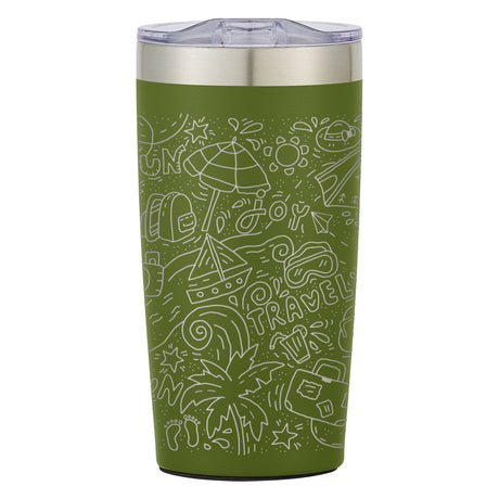 20 Oz. Full Laser Two-tone Himalayan Tumbler