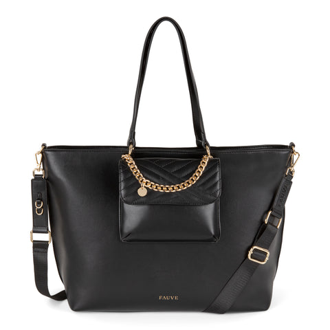FAUVE COLLECTION- Vegan Leather Tote Bag