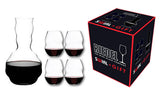~ Swirl Decanter & Swirl Red crystal in a RIEDEL gift box (blank)