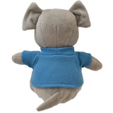 6" Mini Me Gray Brooklyn Bulldog w/T-Shirt