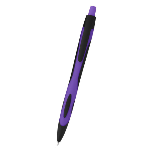 Two-tone Sleek Write Rubberized Pen