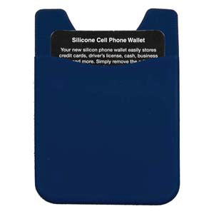"Banker"Soft Silicone Cell Phone Wallet