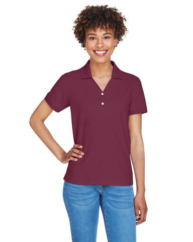 Devon and Jones Ladies' Pima Piqué Y-Collar Polo