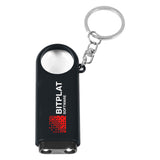 Magnifier And Led Light Key Chain
