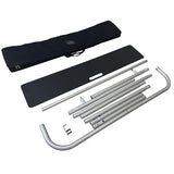 48 Hr Quick Ship - 4'W x 90"H EuroFit Banner with Steel Base, Full Color Graphics 2 Sided, NO SETUP