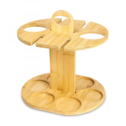 Bamboo Bottle/Glass Organizer