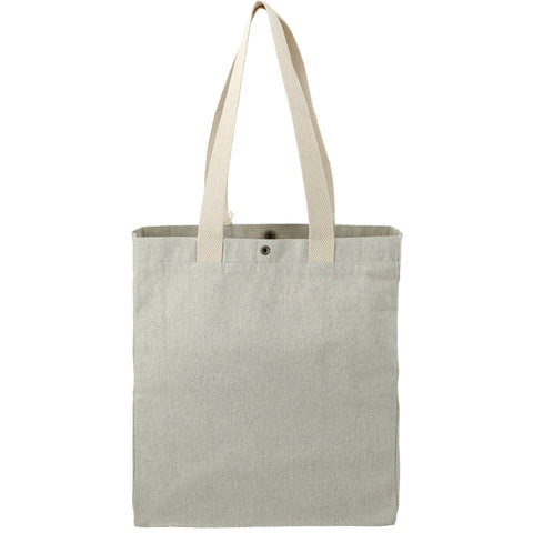 000382 Repose 10oz Recycled Cotton Box Tote w/Snap