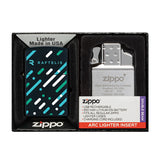 Matte Zippo® Lighter & Rechargeable Electric Lighter Insert Gift Set