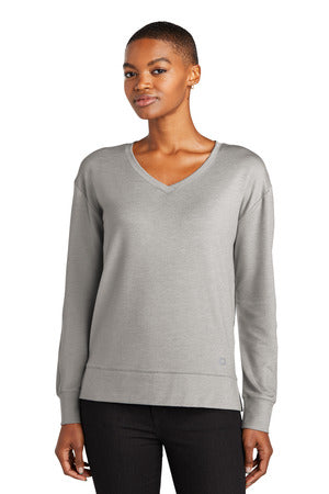 OGIO Ladies Luuma Flex Long Sleeve V-Neck
