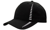 Breathable Poly Twill Cap w/Small Check Patterning