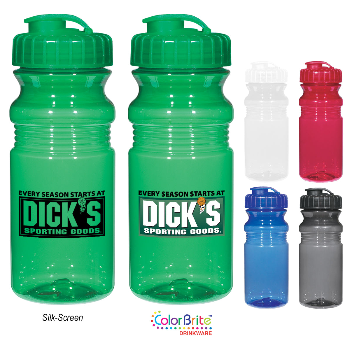20 Oz. Poly-clear‚Ñ¢ Fitness Bottle With Super Sipper Lid