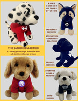 Onyx 8" Black Labrador Plush Dog Canine Collection