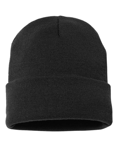 000465 Sportsman 12'' Jersey Lined Cuffed Beanie