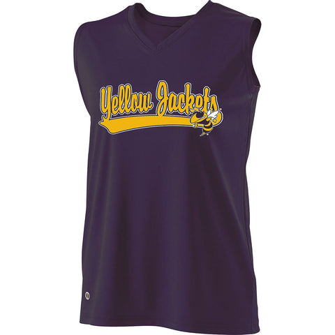 Holloway Sportswear Collegiate Ladies' Curve Jersey - Georgia Tech Yellow Jackets