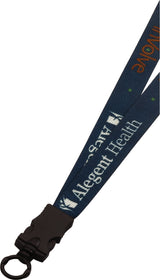¬æ" Dye Sublimated Waffle Weave Lanyard w/Snap Buckle Front Release