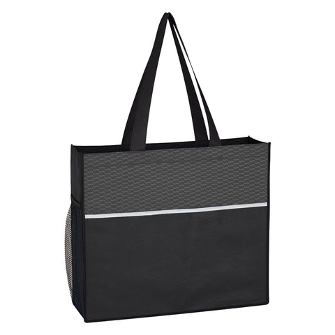 Non-woven Wave Design Tote Bag