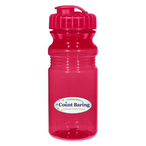 20 Oz. Poly-clear‚Ñ¢ Fitness Bottle With Super Sipper Lid