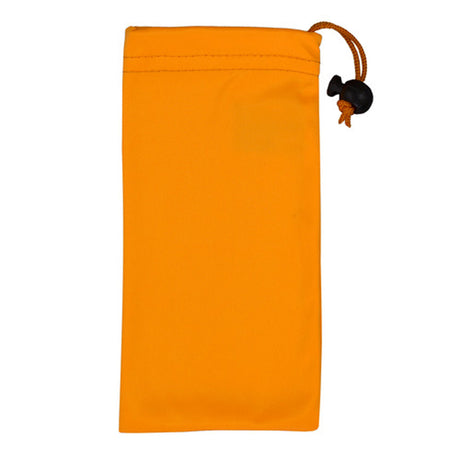 "Clean-n-Carry" Spot Colour Microfiber Drawstring Pouch For Cell Phones