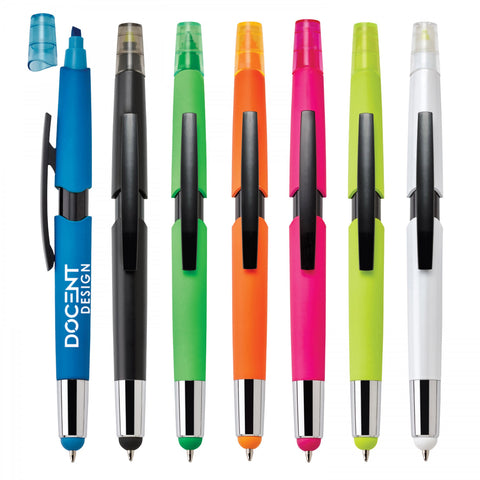 Nori 3-In-1 Ballpoint Pen/Highlighter/Stylus
