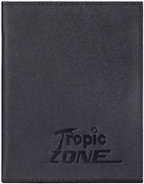 Passport Holder black bonded leather