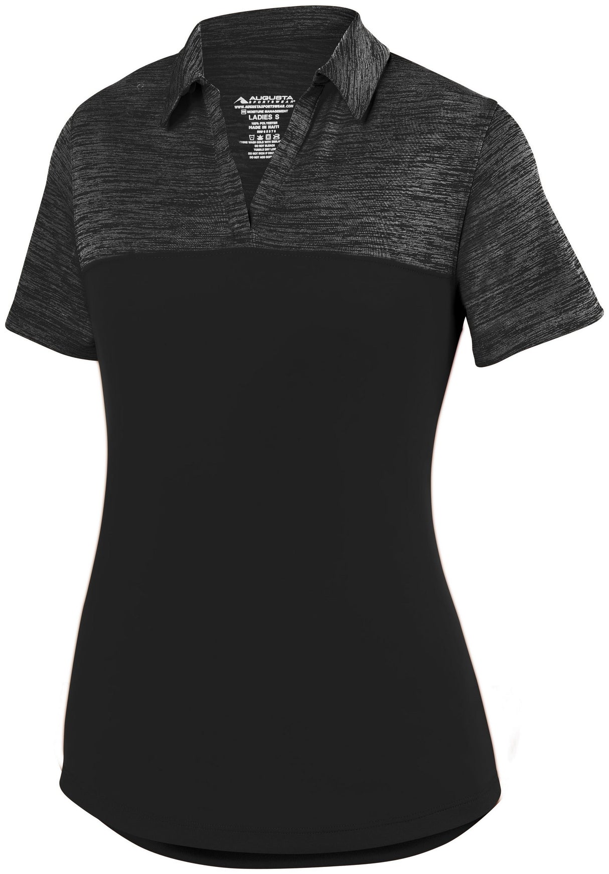 Ladies Shadow Tonal Heather Polo