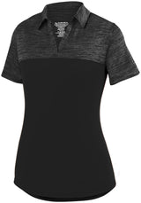 Ladies Shadow Tonal Heather Polo