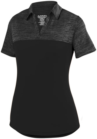 Ladies Shadow Tonal Heather Polo