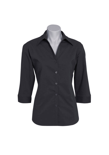 Metro Cotton-Rich Ladies' 3/4 Sleeve Stretch Shirt