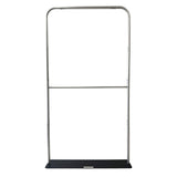 4'W x 90"H EuroFit Banner with Steel Base, Full Color Graphics Double Sided, NO SETUP CHARGE