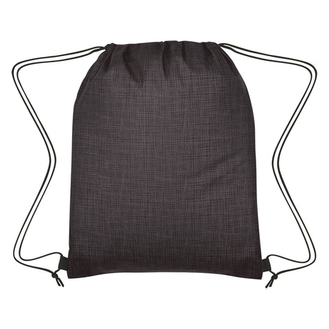 Crosshatch Non-woven Drawstring Bag