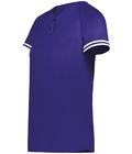 Girls Cutter+ Henley Softball Jersey