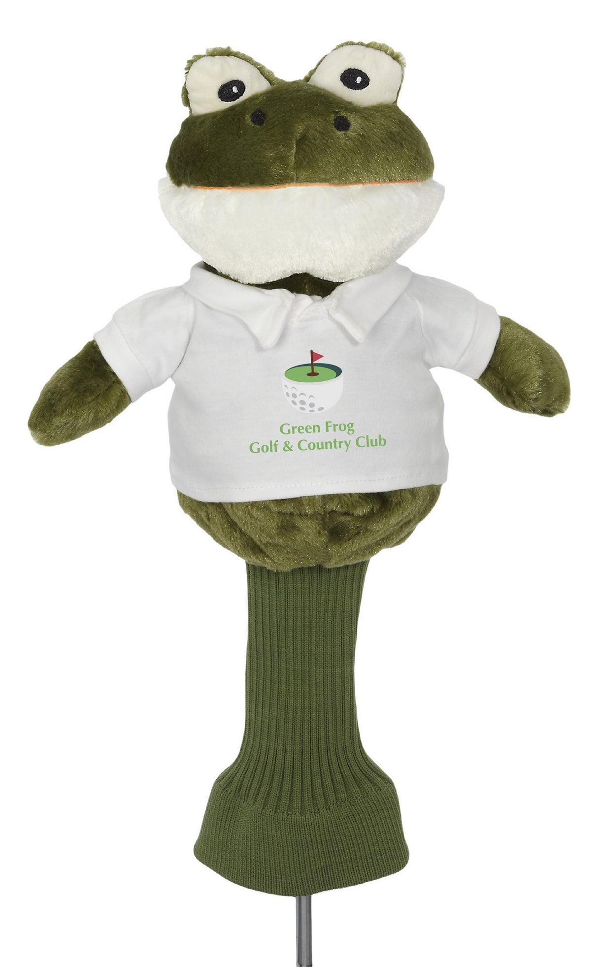 Cuddle Pals Head Cover "Fairway the Frog" w/Golf Shirt