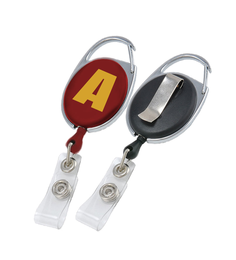 Oval Carabiner Badge Reel