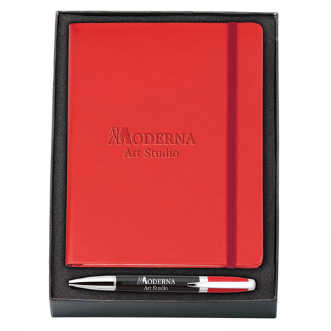 MELODY 2-TONE NEOSKINreg; PEN JOURNAL GIFT KIT