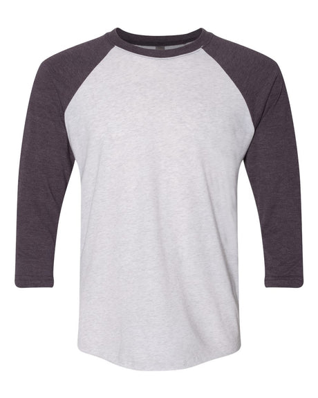 000046 Next Level Unisex Triblend Three-Quarter Sleeve Raglan Shirt