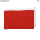 72 Hr Fast Ship - Plush Velour Terry Cotton Blend Colored Hand, Fitness Towel, 15x25, Sublimated