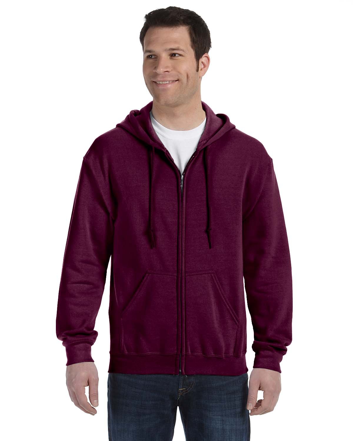 Gildan Adult Heavy Blend 8 oz., 50/50 Full-Zip Hooded Sweatshirt