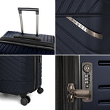 Bugatti-Oslo 3 Piece Hardside Luggage Set