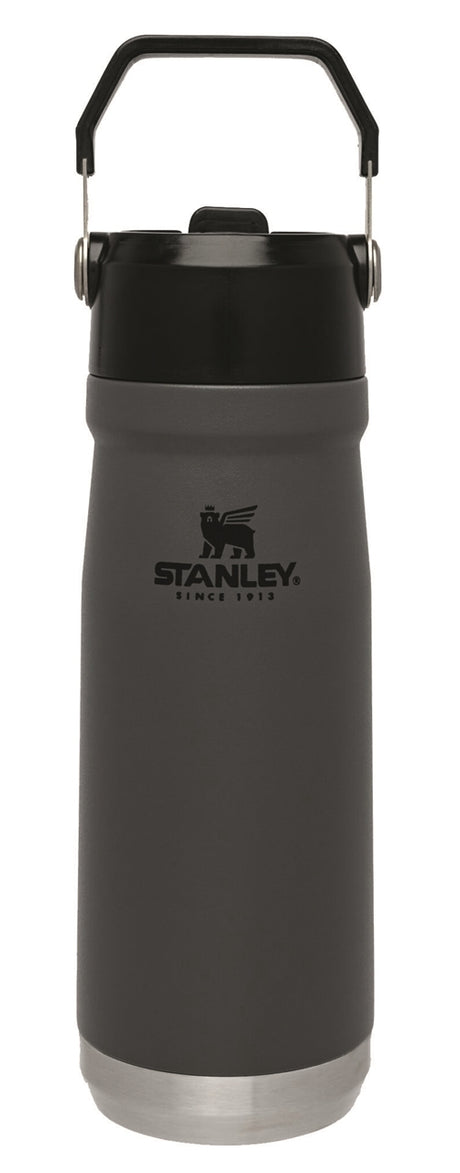 Stanley® IceFlow 22oz Flip Straw Water Bottle, grey - Etched