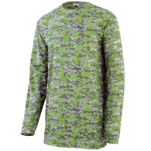 Youth Digi Camo Wicking Long Sleeve T-Shirt
