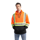 Long Haul Men's Hi-Vis Polyester Pullover Hoodie