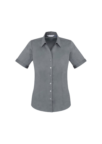 Ladies' Short Sleeve Monaco French Style Cotton Stretch Shirt